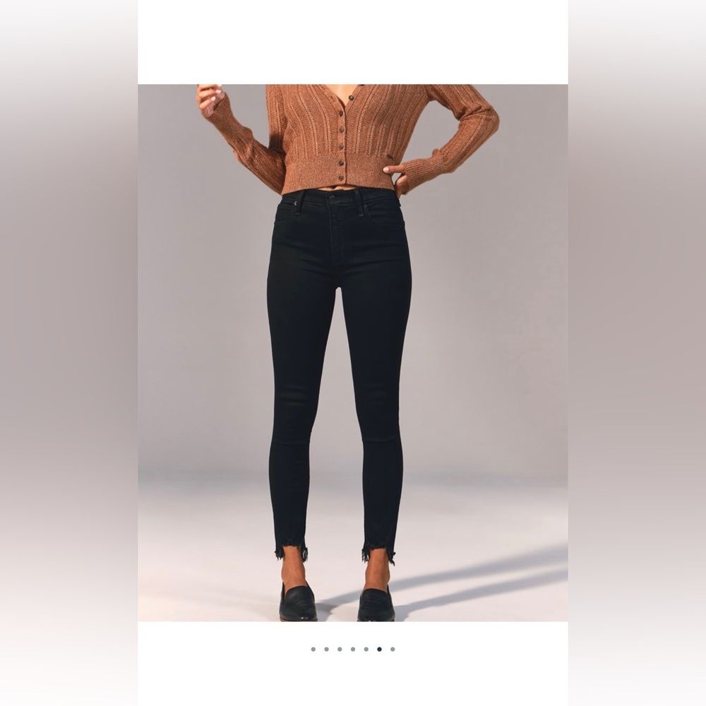 Abercrombie & Fitch super skinny ankle high rise